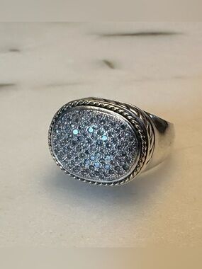 EFFY Diamond Pavé Ring with Gold Accent